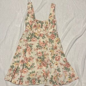 VTG Contempo Floral Mini Flare Dress